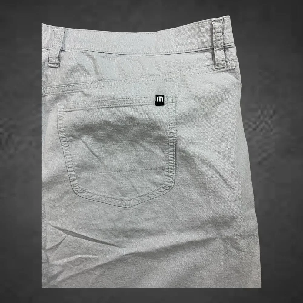 Travis Mathew Golf Pants Mens 40x30 Gray Trifecta 2.0 Performance 4-Way‎ Stretch